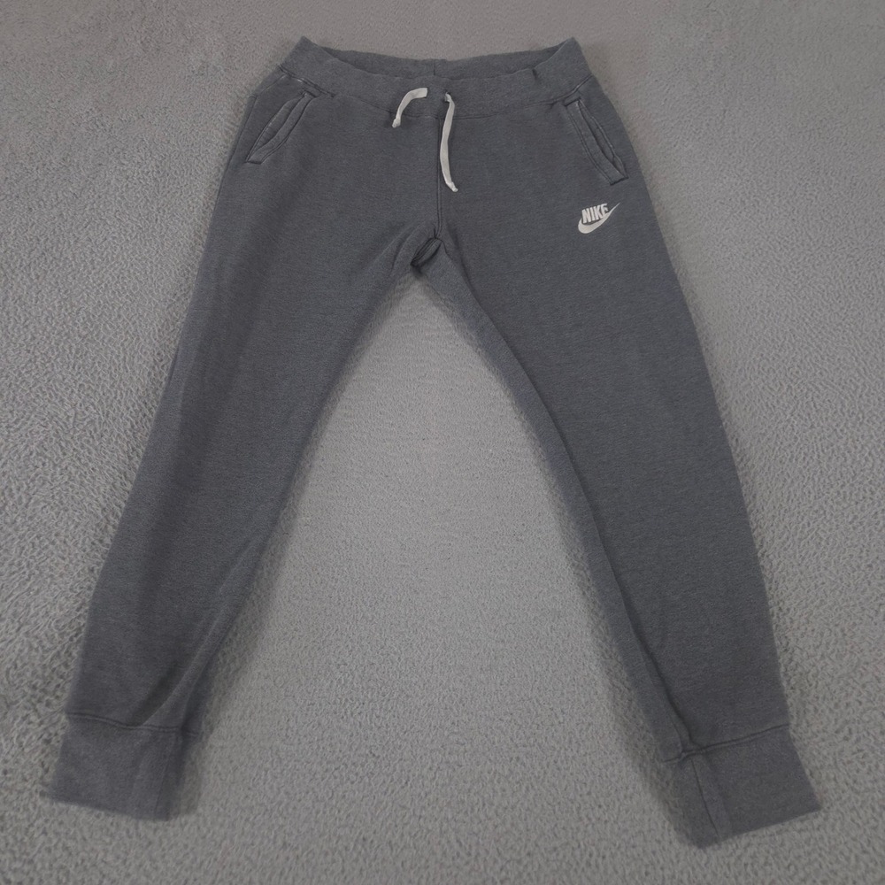 Nike Pants Mens Large Gray Sportswear Club Fleece Joggers Tapered Leg Cotton